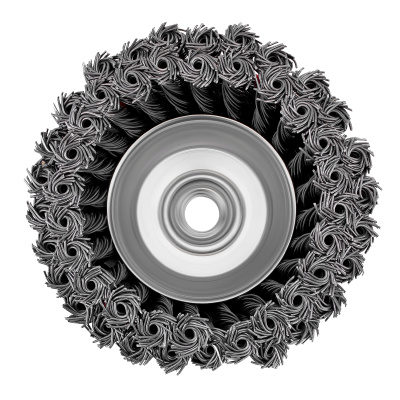 Щетка для УШМ, 125 мм, М14, "чашка", двухрядная, крученая проволока 0.8 мм Matrix по ценам производителя в Краснодаре с доставкой по всей России