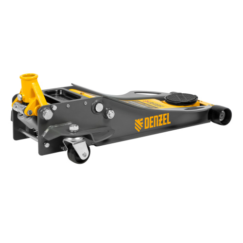 Домкрат гидравлический подкатной, 3 т, 75-500 мм, быстрый подъем, низкий подхват, проф. Denzel по ценам производителя в Краснодаре с доставкой по всей России