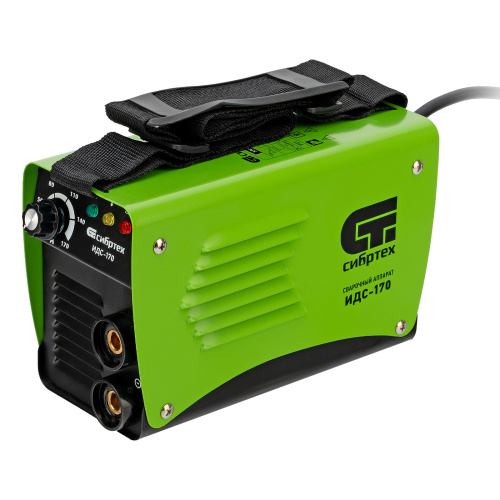 Аппарат инверторный дуговой сварки ИДС-170, 170 А, ПВ 80%, диаметр электрода 1.6-3.2 мм Сибртех по ценам производителя в Краснодаре с доставкой по всей России