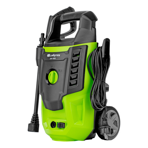 Моечная машина высокого давления АМ-1800, 1800 Вт, 140 бар, 350 л/ч, колесная Сибртех по ценам производителя в Краснодаре с доставкой по всей России