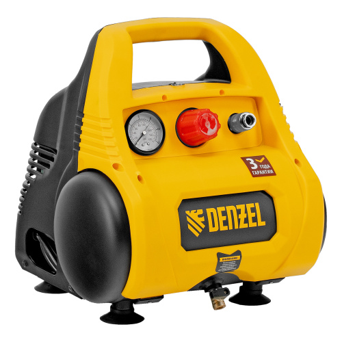 Компрессор воздушный безмасляный РС 1/6-180,1, 1 кВт, 180 л/мин, 6 л Denzel по ценам производителя в Краснодаре с доставкой по всей России