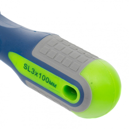 Отвертка, SL3 х 100 мм, CrV, трехкомпонентная рукоятка Сибртех по ценам производителя в Краснодаре с доставкой по всей России