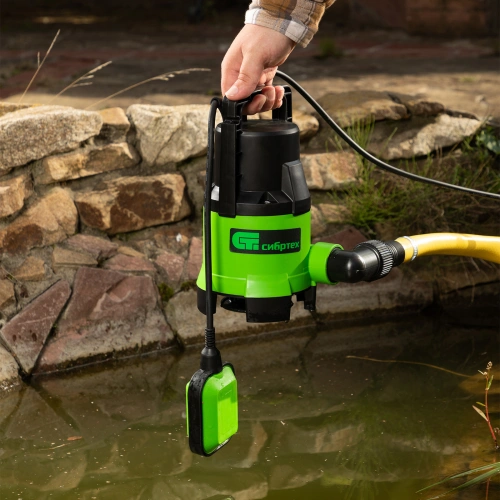 Дренажный насос для грязной воды СДН450-35, 450 Вт, напор 5.5 м, 8000 л/ч Сибртех по ценам производителя в Краснодаре с доставкой по всей России