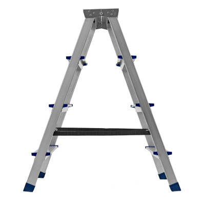 Стремянка двусторонняя 4 ступени, алюминиевая, Сибртех по ценам производителя в Краснодаре с доставкой по всей России