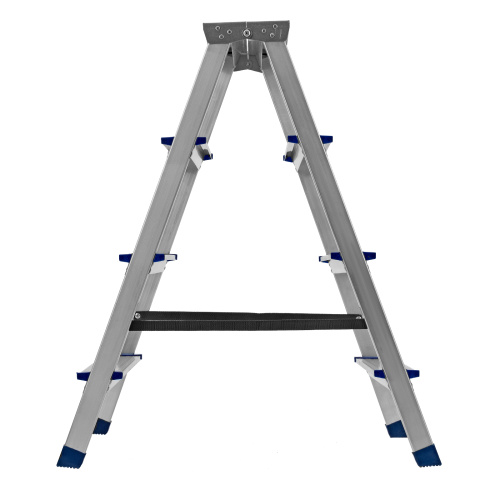 Стремянка двусторонняя 4 ступени, алюминиевая, Сибртех по ценам производителя в Краснодаре с доставкой по всей России