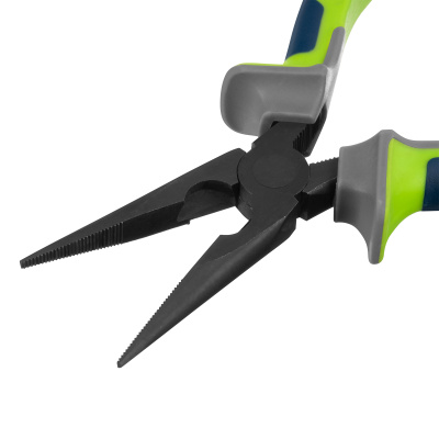 Длинногубцы прямые 160 мм, фосфатирование, трехкомпонентные рукоятки Сибртех по ценам производителя в Краснодаре с доставкой по всей России