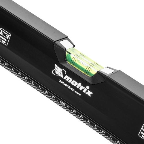 Уровень алюминиевый, усиленный, фрезерованный, 3 глазка, двухкомпонентные рукоятки, 2000 мм Matrix по ценам производителя в Краснодаре с доставкой по всей России