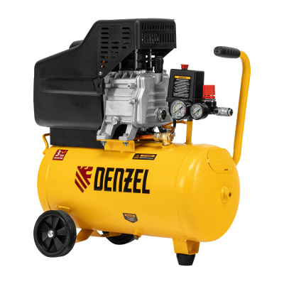 Компрессор воздушный DC1500/24, прямой привод, 1.5 кВт, 24 литра, 220 л/мин Denzel по ценам производителя в Краснодаре с доставкой по всей России