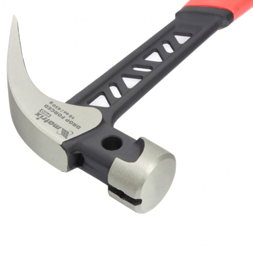 Молоток-гвоздодер, 450 г, цельнокованый, боек с магнитом, двухкомпонентная обрезиненная рукоятка Matrix Pro по ценам производителя в Краснодаре с доставкой по всей России