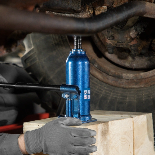 Домкрат гидравлический бутылочный, 8 т, h подъема 222-447 мм Stels по ценам производителя в Краснодаре с доставкой по всей России