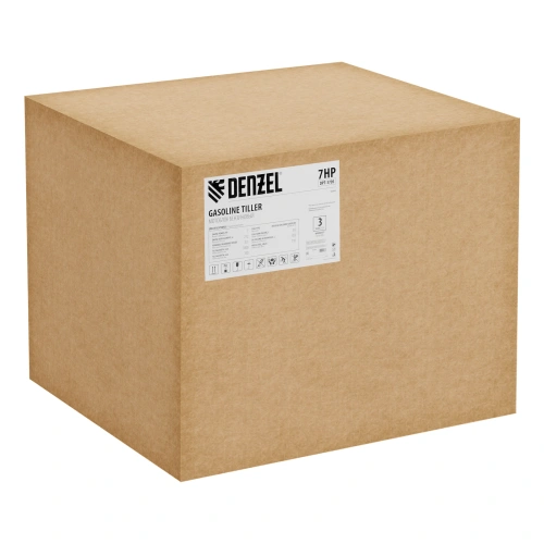 Мотоблок DPT-370S, 7 л.с., ремен.сцеп, фрез 3х4, ШОМ, передачи 3В/1Н Denzel по ценам производителя в Краснодаре с доставкой по всей России