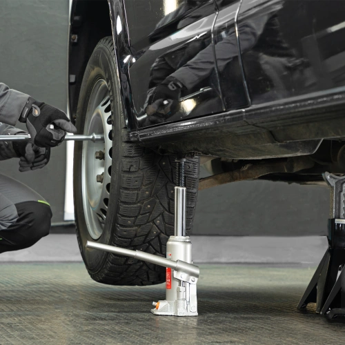 Домкрат гидравлический бутылочный, 4 т, h подъема 194-372 мм Matrix по ценам производителя в Краснодаре с доставкой по всей России