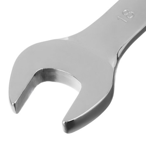 Ключ комбинированный трещоточный, 18 мм, CrV, зеркальный хром Matrix Professional по ценам производителя в Краснодаре с доставкой по всей России