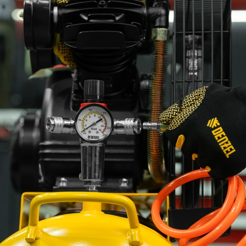 Компрессор воздушный BCV2300/100, ременный привод, 2.3 кВт, 100 литров, 440 л/мин Denzel по ценам производителя в Краснодаре с доставкой по всей России