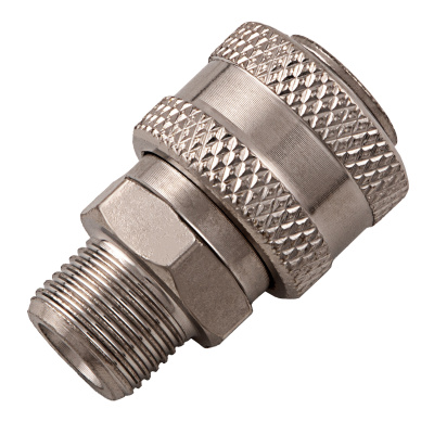 Муфта универсальная быстросъемная ("мама") 3/8, внешняя резьба, 2 шт, Stels по ценам производителя в Краснодаре с доставкой по всей России