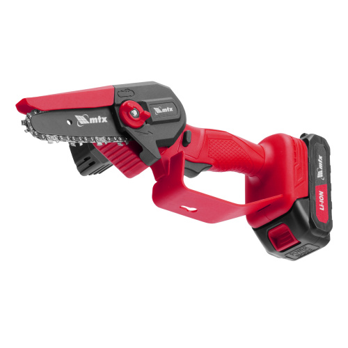 Цепная мини-пила аккумуляторная, MCS-100, шина 100 мм, Li-Ion, 20 В MTX по ценам производителя в Краснодаре с доставкой по всей России