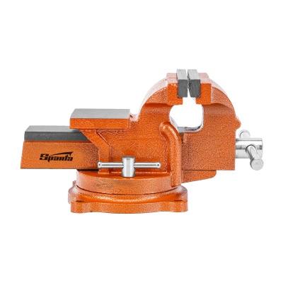 Тиски слесарные, 100 мм, поворотные, с наковальней Sparta по ценам производителя в Краснодаре с доставкой по всей России