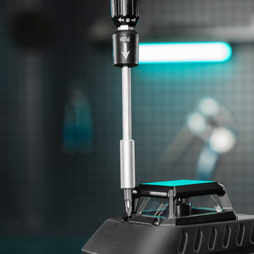 Отвертка с набором бит и торцевых головок для точных работ, гибкий привод, 48 шт, CrMo Gross по ценам производителя в Краснодаре с доставкой по всей России