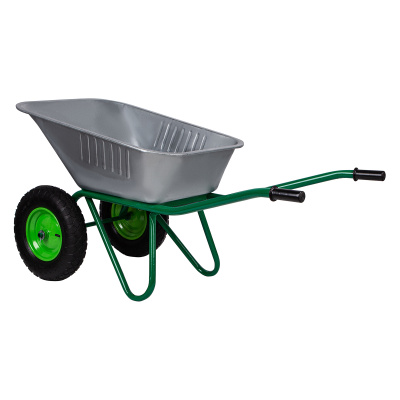 Тачка садово-строительная, 2-х колесная, усиленная, грузоподъемность 320 кг, объем 100 л по ценам производителя в Краснодаре с доставкой по всей России