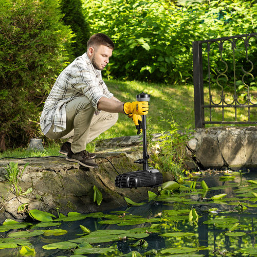 Насос фонтанный FNP90-39, 92 Вт, подъем 3,9 м, 3200 л/ч, колокольчик/каскад/гейзер Denzel по ценам производителя в Краснодаре с доставкой по всей России