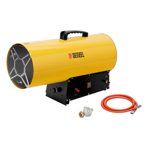 Газовая тепловая пушка GHG-50, 50 кВт, 1400 м3/ч, пропан-бутан Denzel по ценам производителя в Краснодаре с доставкой по всей России