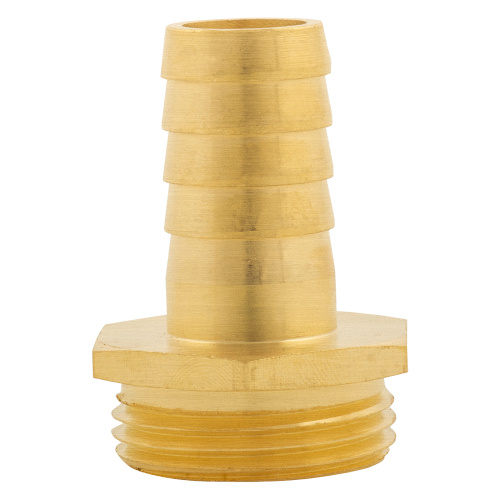 Штуцер для шланга 3/4" с наружной резьбой G1" Denzel по ценам производителя в Краснодаре с доставкой по всей России