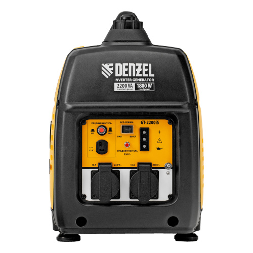Генератор инверторный GT-2200iS, 2.2 кВт, 230 В, бак 4 л, закрытый корпус, ручной старт Denzel по ценам производителя в Краснодаре с доставкой по всей России