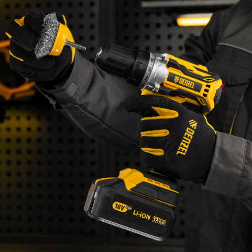 Щетка для дрели, 50 мм, Чашка, со шпилькой, нержавеющая витая проволока Denzel по ценам производителя в Краснодаре с доставкой по всей России