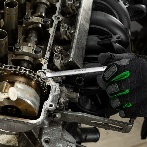 Набор ключей комбинированных 6-32 мм, 26 шт, CrV, матовый хром Stels по ценам производителя в Краснодаре с доставкой по всей России