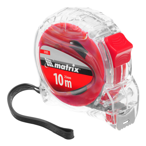 Рулетка Crystal,10 м х 25 мм,корпус из поликарбоната Matrix по ценам производителя в Краснодаре с доставкой по всей России
