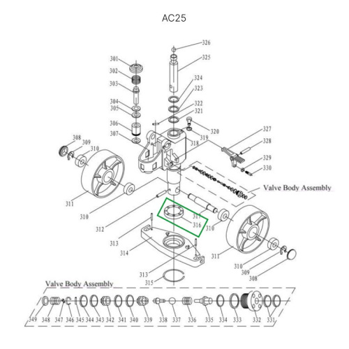 Опорный подшипник гидроузла для гидравлических тележек DF25 по ценам производителя в Краснодаре с доставкой по всей России