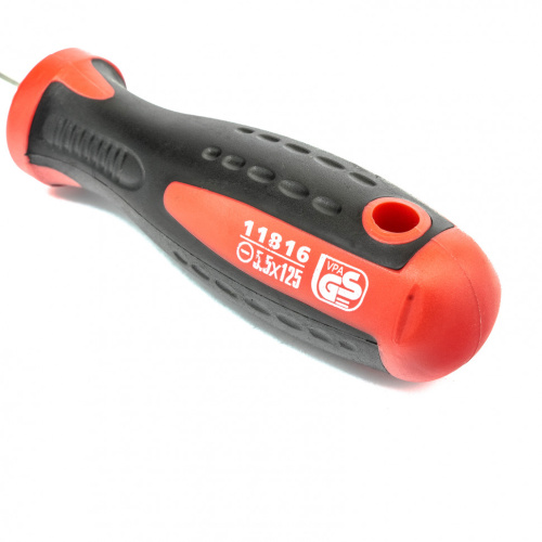 Отвертка Profi, SL5.5 х 125 мм, S2, двухкомпонентная рукоятка Matrix по ценам производителя в Краснодаре с доставкой по всей России