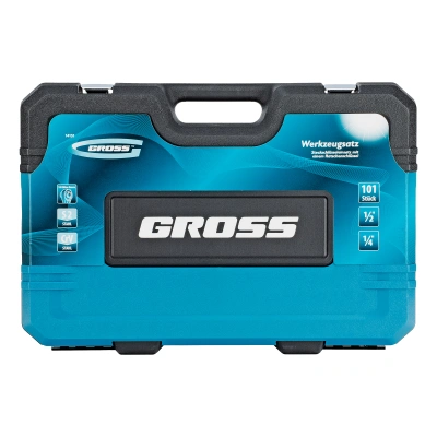 Набор инструментов, 1/4", 1/2", CrV, 120 зубьев, 101 предмет Gross по ценам производителя в Краснодаре с доставкой по всей России
