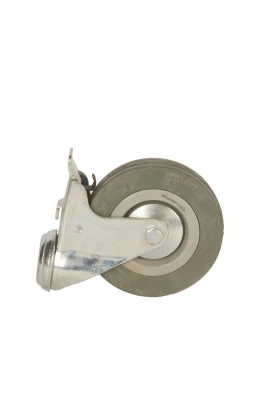 Колесо аппаратное поворотное SChgb 55 120 мм под болт с тормозом (F) по ценам производителя в Краснодаре с доставкой по всей России