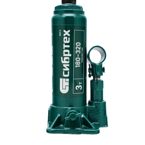 Домкрат гидравлический бутылочный, 3 т, 180-320 мм, в пласт. кейсе Сибртех по ценам производителя в Краснодаре с доставкой по всей России