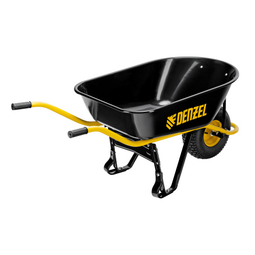 Тачка строительная, усиленная, объем 130 л, 230 кг, колесо 15х6.00-6 Denzel по ценам производителя в Краснодаре с доставкой по всей России