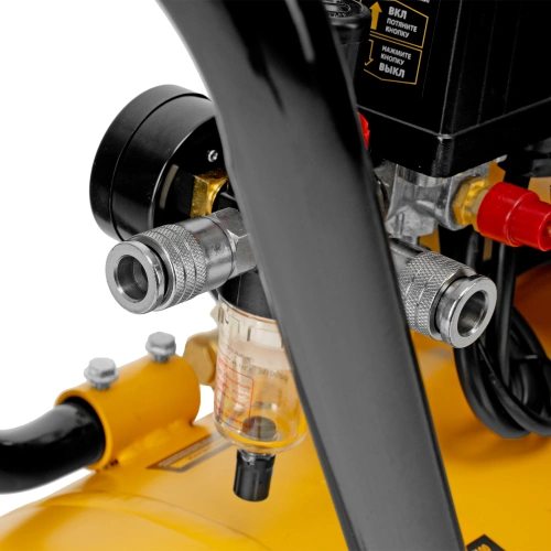 Компрессор безмасляный, малошумный DLS 1800/100,1800 Вт, 3x600, 100 л, 345 л/мин Denzel по ценам производителя в Краснодаре с доставкой по всей России