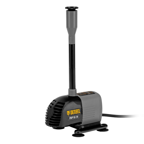 Насос фонтанный FNP18-14, 18 Вт, подъем 1,4 м, 750 л/ч, колокольчик/каскад Denzel по ценам производителя в Краснодаре с доставкой по всей России