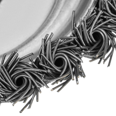 Щетка для УШМ, 150 мм, М14, "чашка", крученая проволока 0.8 мм Matrix по ценам производителя в Краснодаре с доставкой по всей России