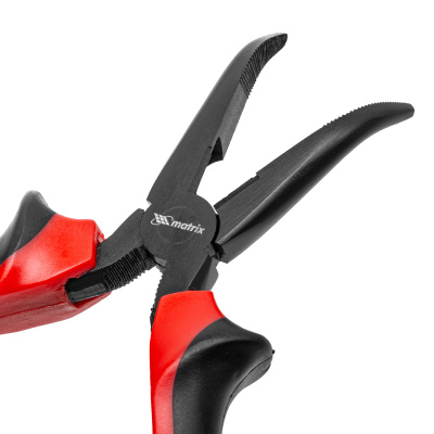 Длинногубцы изогнутые Black Nickel, 160 мм, двухкомпонентные рукоятки Matrix по ценам производителя в Краснодаре с доставкой по всей России