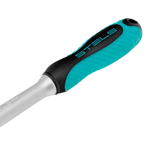 Ключ-трещотка шарнирный 1/4", СrV, 72 зуба, с быстрым сбросом, матовый хром Stels по ценам производителя в Краснодаре с доставкой по всей России