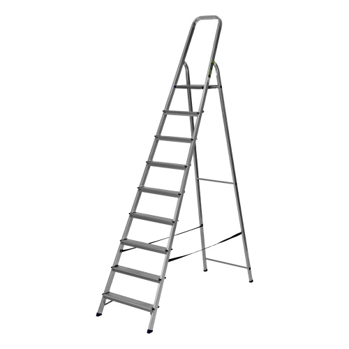 Стремянка, 9 ступеней, алюминиевая, Сибртех по ценам производителя в Краснодаре с доставкой по всей России