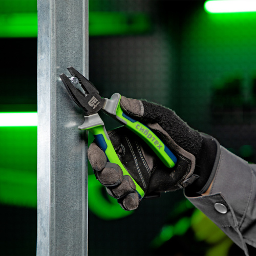 Плоскогубцы комбинированные, 180 мм, фосфатирование, трехкомпонентные рукоятки Сибртех по ценам производителя в Краснодаре с доставкой по всей России