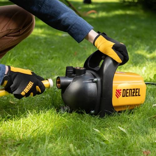 Садовый поверхностный насос GP 600, 600 Вт, 3000 л/ч, подъем 35 м, пластик Denzel по ценам производителя в Краснодаре с доставкой по всей России