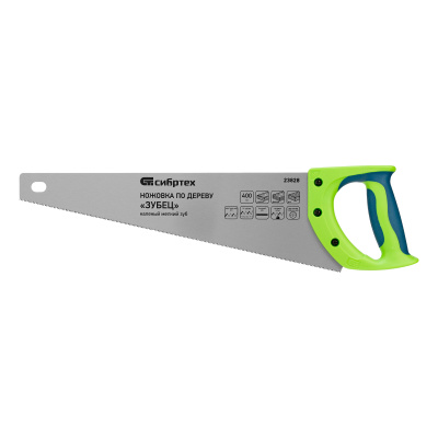 Ножовка по дереву"Зубец" для точных пильных работ, 400 мм, каленый зуб 2D, 14 TPI, двухкомпонентная рукоятка Сибртех по ценам производителя в Краснодаре с доставкой по всей России