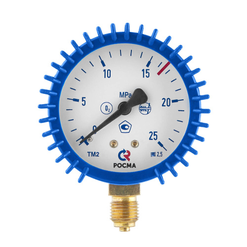 Манометр 25,0 МПа, ⌀63 мм, G1/4, кислород по ценам производителя в Краснодаре с доставкой по всей России