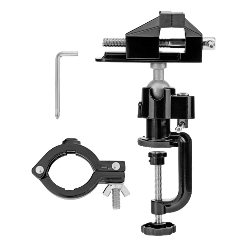 Тиски настольные, многофункциональные, сменная насадка, хомут для дрели, шарнирный механизм, 70 мм Matrix по ценам производителя в Краснодаре с доставкой по всей России