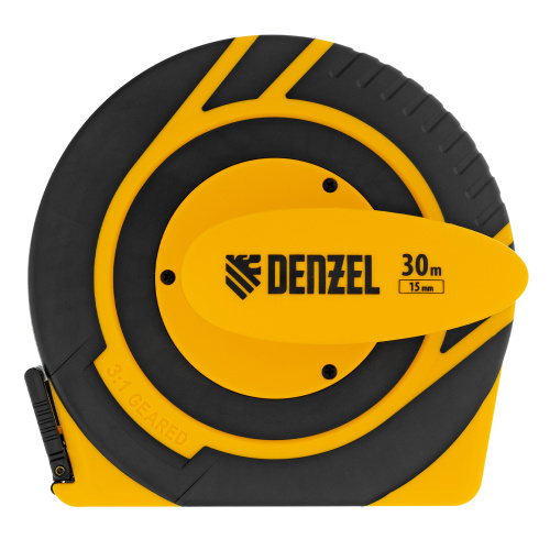 Рулетка геодезическая 30 м х 15 мм, закрытый корпус, фиберглассовая лента Denzel по ценам производителя в Краснодаре с доставкой по всей России