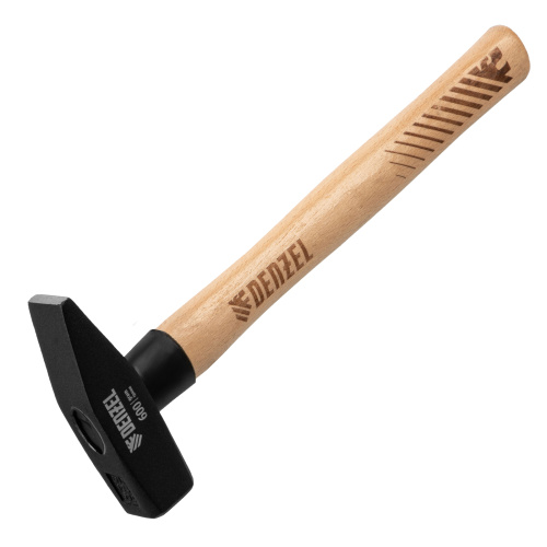 Молоток слесарный, 600 г, кованый квадратный боек, буковая рукоятка Denzel по ценам производителя в Краснодаре с доставкой по всей России