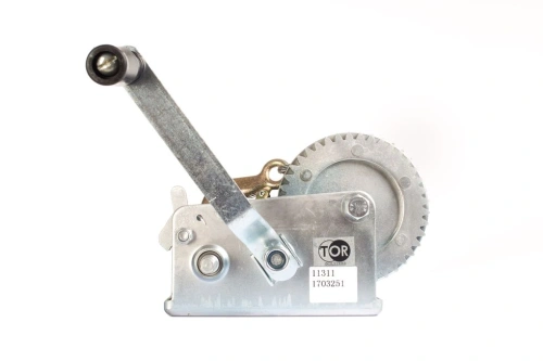 Лебедка ручная барабанная с тросом 1000кг  10м оцинкованная TOR FD по ценам производителя в Краснодаре с доставкой по всей России